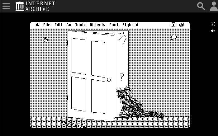 Inigo Gets Out, a famous early HyperCard interactive storybook